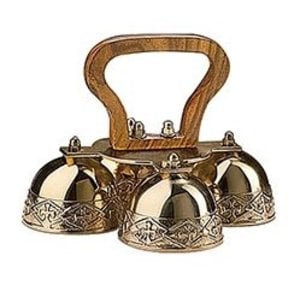 4 Cup Embossed Altar Bells