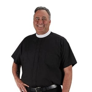 Men's Short Sleeve Clergy Shirt