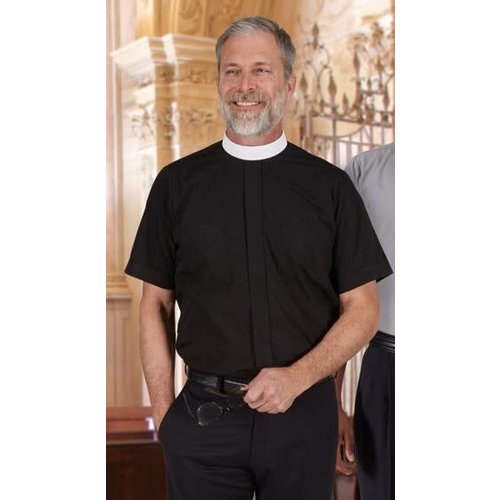 Men's Short Sleeve Clergy Shirt