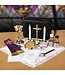 Sudbury Brass Mass Kit with Sprinkler and Glass Bottles