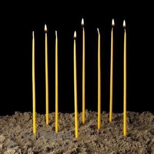 ORTHODOX TAPERS 100% BEESWAX 1/4" X 11" ORTHODOX TAPERS 100% BEESWAX 1/4" X 11"
