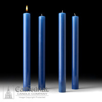 Advent Candles 51% Beeswax 1 1/2" X 16" Sarum Blue - 4