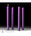 Advent Candles 51% Beeswax 1 1/2 " X 16" Purple - 4
