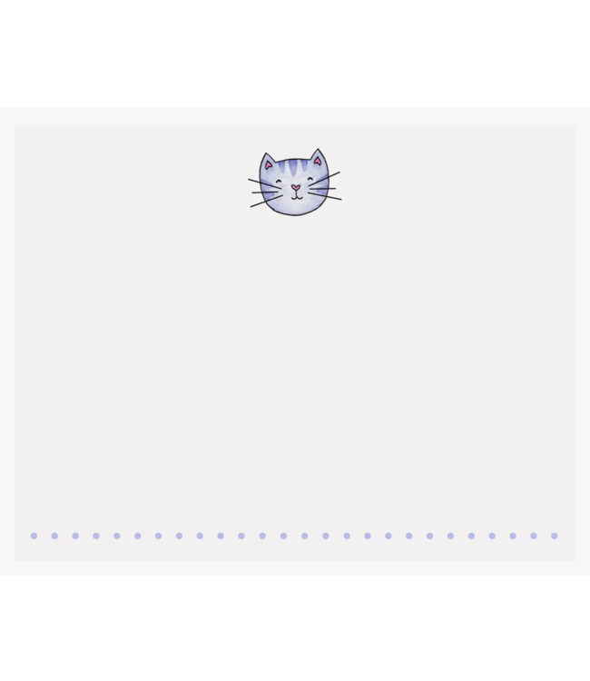 Kitty Cat Flat Notecards