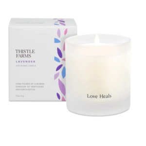 Love Heals 8 Oz Candle - Lavender