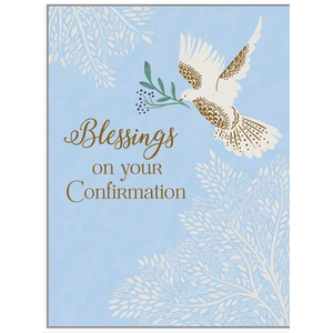 Confirmation Card Dove Blessings