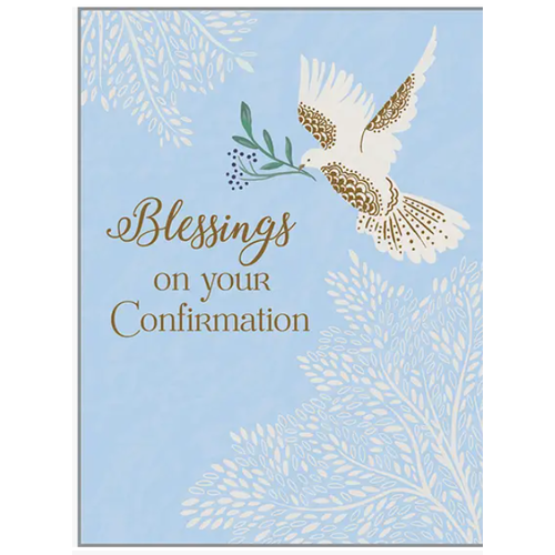 Confirmation Card Dove Blessings