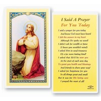 I Said a Prayer For You Prayer Card
