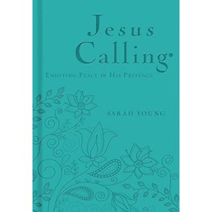 Thomas Nelson Jesus Calling, Teal Leathersoft, with Scripture References: Enjoying Peace in His Presence (a 365-Day Devotional)