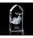 Baptism Etched Glass Stand 3-1/4