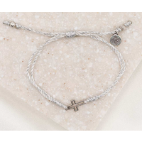 Filled by Faith Bracelet With Silver Cross