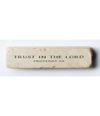 Trust In the Lord Quarter Block Proverbs 3:5