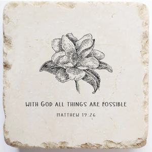With God All Things Small Block Matthew 19:26