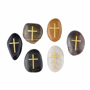 Gold Cross Stone (assorted)
