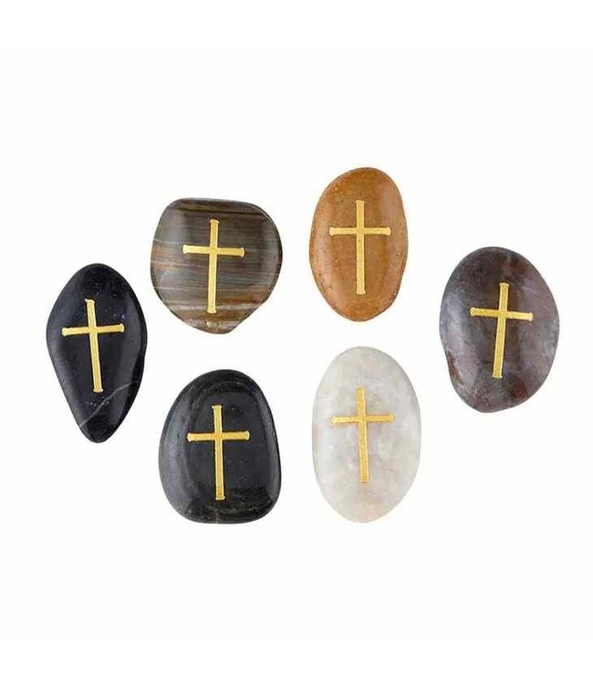 Gold Cross Stone (assorted)