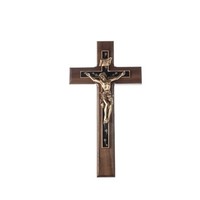 Wall Crucifix - Walnut