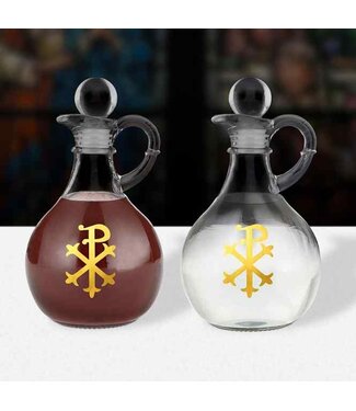 Chi Rho Cruet Set - Set of 2