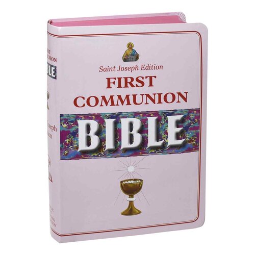 First Communion Bible Saint Joseph Edition (pink)