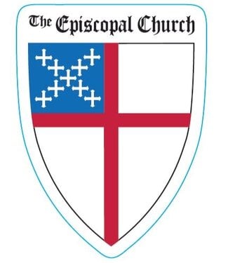 Episcopal Shield Window Decal (Inside)
