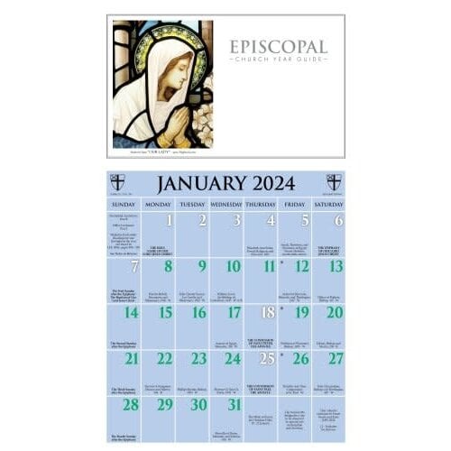 Ashby Episcopal Liturgical Calendar 2024 The Cathedral Bookstore