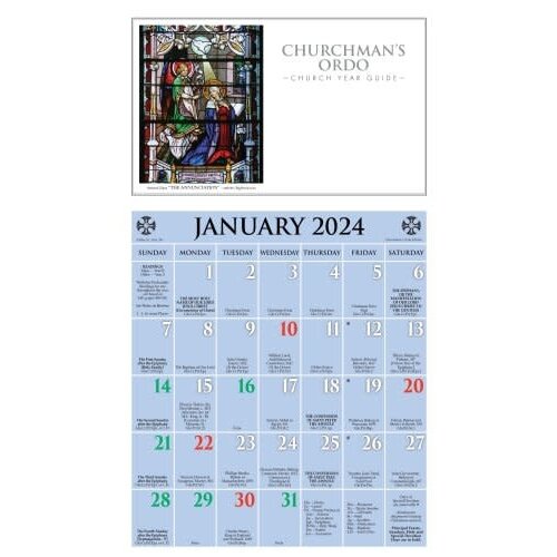 Ashby Ordo Calendar 2024 The Cathedral Bookstore