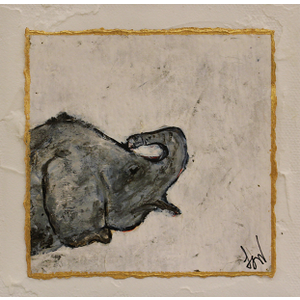 Elephant Giclee Print on Canvas by Wilkerson Works