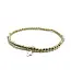 3mm Gold Filled Karma Waterproof Bracelet with Luxe Cross