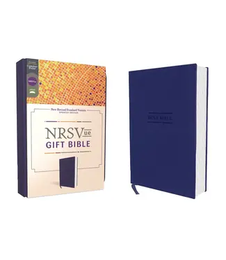 Nrsvue, Gift Bible, Leathersoft, Blue, Comfort Print