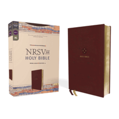 Nrsvue, Holy Bible, Leathersoft, Burgundy, Comfort Print