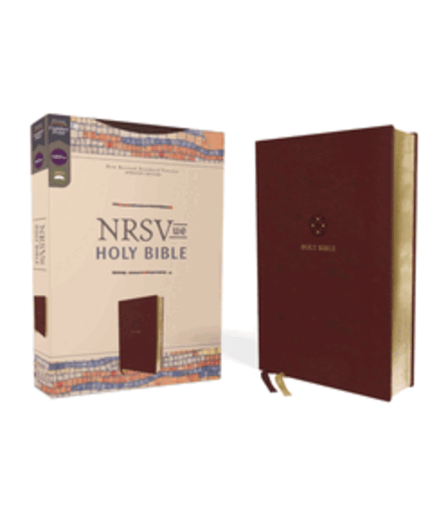 Nrsvue, Holy Bible, Leathersoft, Burgundy, Comfort Print