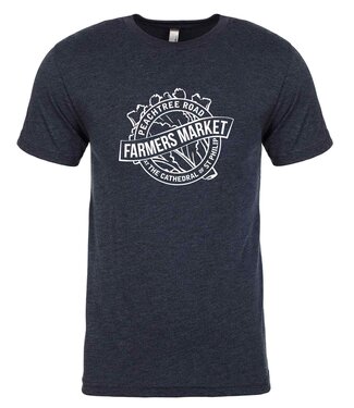 Peachtree Road Farmers Market Unisex T-Shirt - Navy 2X-Large