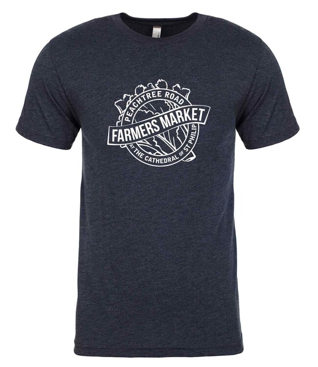 Peachtree Road Farmers Market Unisex T-Shirt - Navy 2X-Large