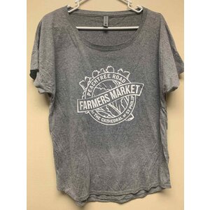 Peachtree Road Farmers Market Women's T-Shirt - Heather Grey Medium