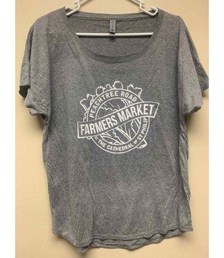 Peachtree Road Farmers Market Women's T-Shirt - Heather Grey Medium