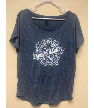 Peachtree Road Farmers Market Women's T-Shirt - Navy Large