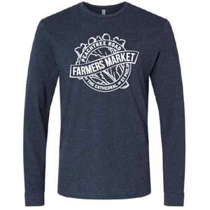 Peachtree Road Farmers Market Long Sleeve T-Shirt - Navy Large