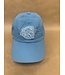 Peachtree Road Farmers Market Baseball Hat -  Ice Blue with white stitching