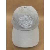 Peachtree Road Farmers Market Baseball Hat -  Light Grey with white stitching