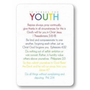 Verses For Youth - 8 cards