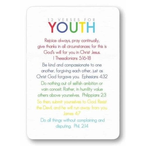 Verses For Youth - 8 cards