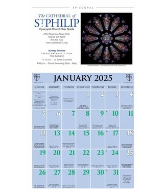 Ashby 2025 The Cathedral of St. Philip Calendar