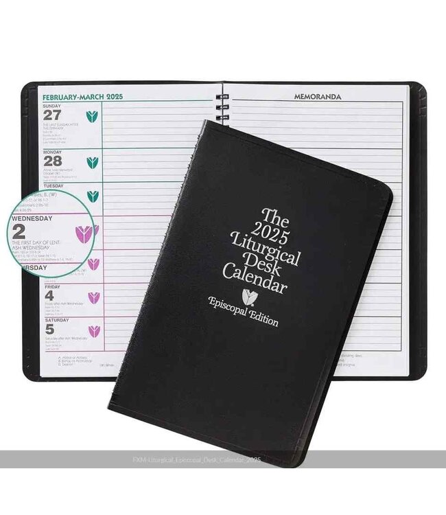 2025 Episcopal Liturgical Desk Calendar