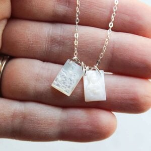 Mother of Pearl Scapular Necklace