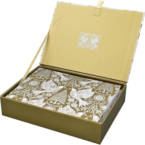 Golden Doves Deluxe Boxed Holiday Cards