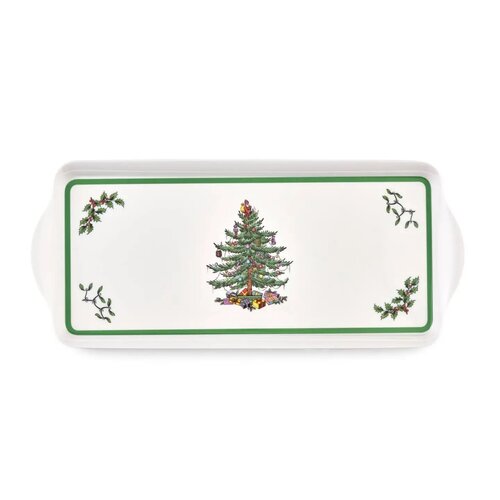 Spode Christmas Tree Large Handled Tray