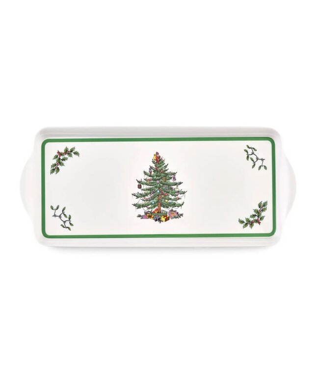 Spode Christmas Tree Large Handled Tray