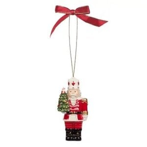 Spode Christmas Tree Nutcracker with Tree Ornament