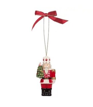 Spode Christmas Tree Nutcracker with Tree Ornament