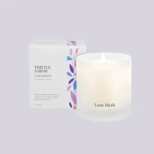 Lavender Soy Candle Love Heals Collection