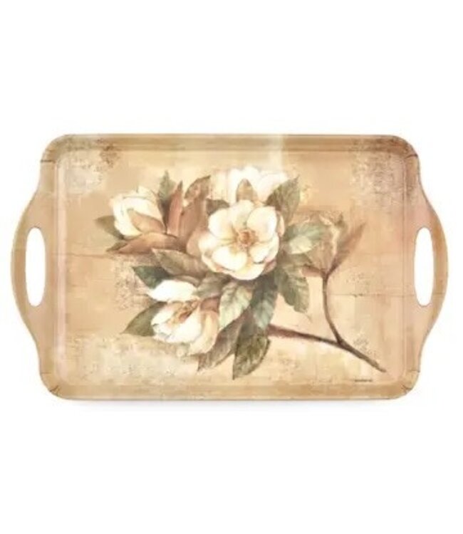 Sugar Magnolia Large Melamine Tray